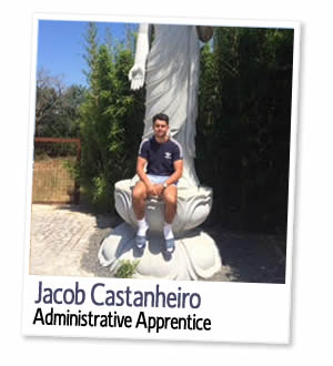 Jacob Castanheiro, Administrative Apprentice at London Homestays