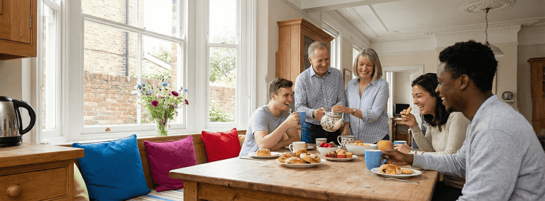 Acomodação em casa de família