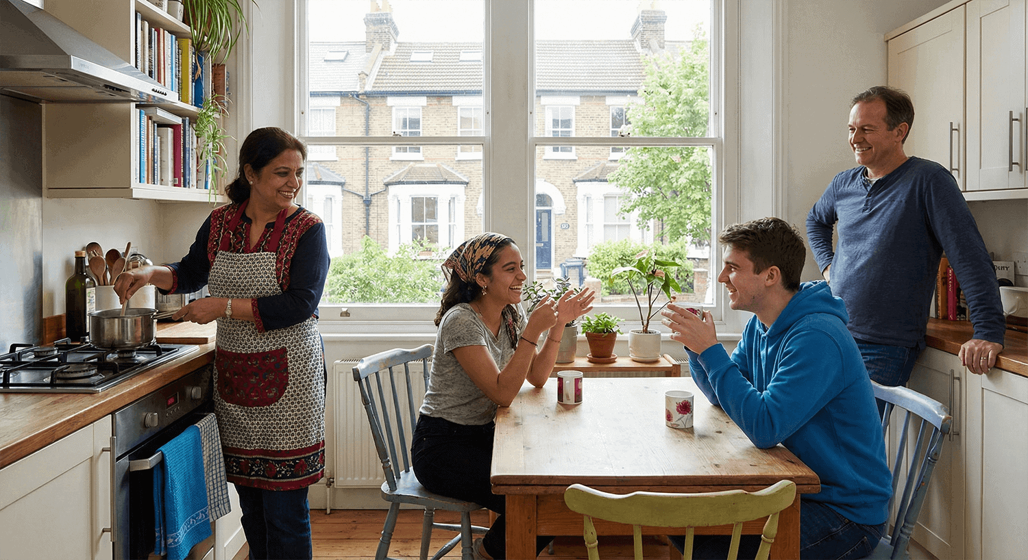 International students in London