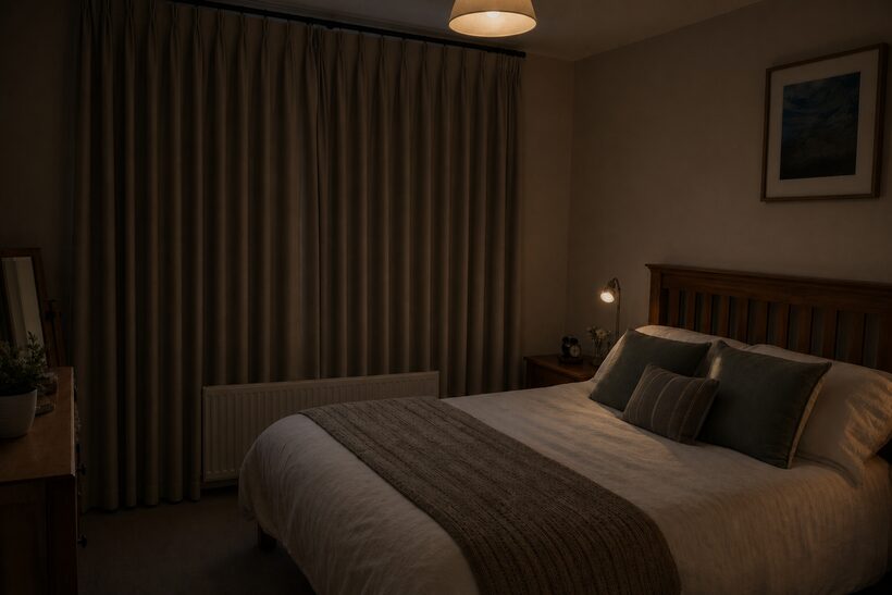 Shoot in daylight, curtains open — what to avoid